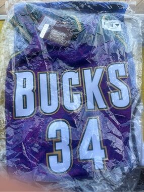 NBA Purple and Green Hardwood Classics Jersey